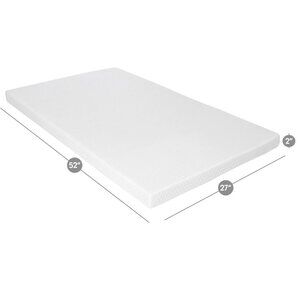 Hygge Hush Memory Foam Mattress Crib Pad Floor Play Mattress Pads 36x28x3"  New